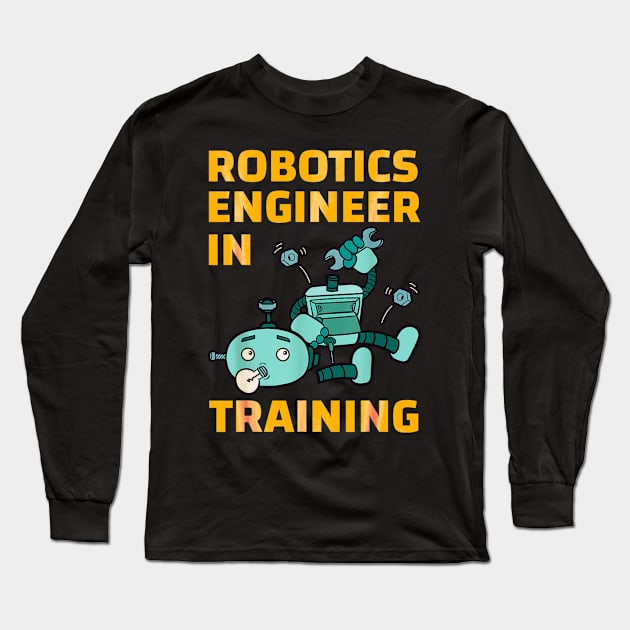 Robotic enginner in the making Long Sleeve T-Shirt by Dreamsbabe